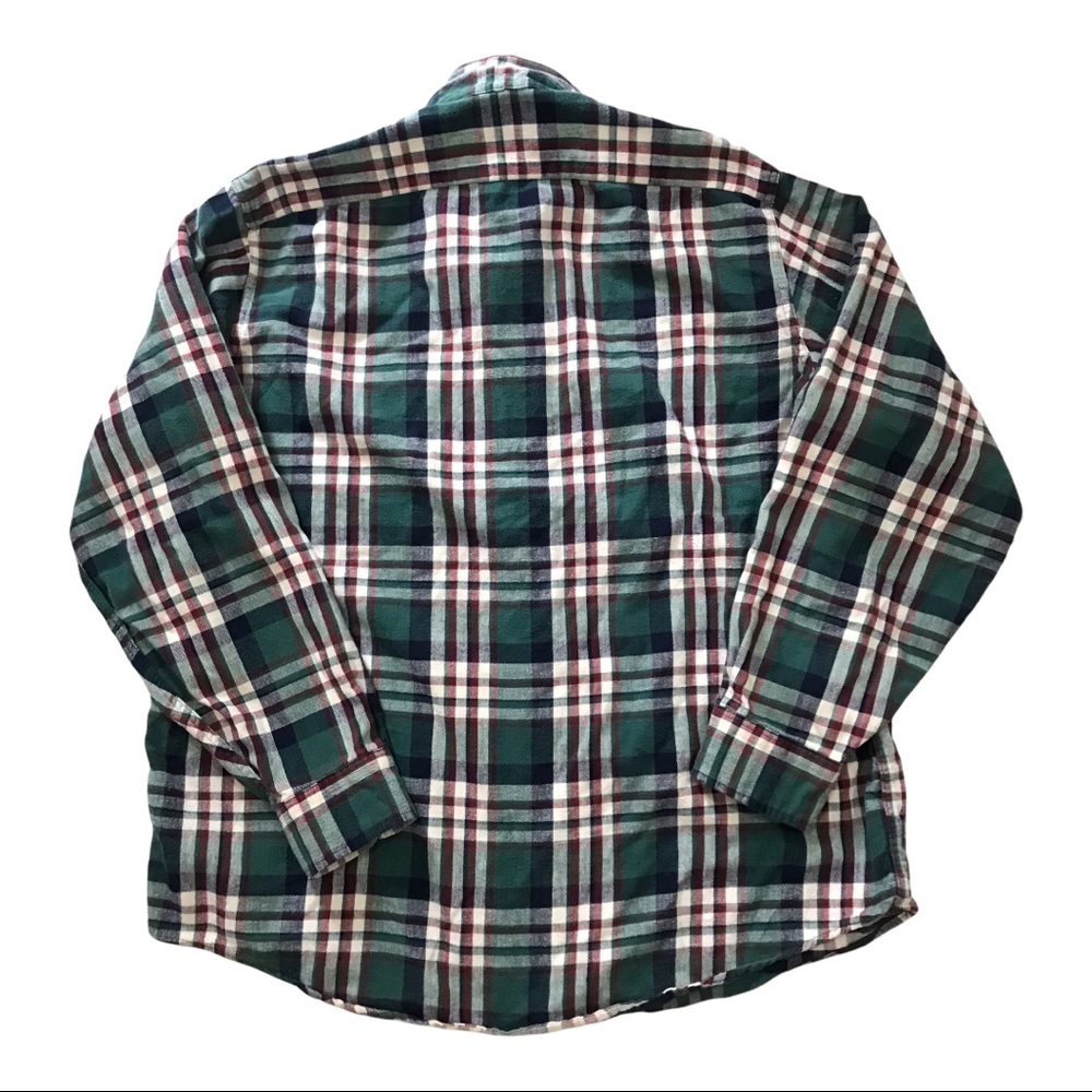 Bundle 2 Vintage LL Bean Broken In Flannel Shirts - Picture 4 of 10